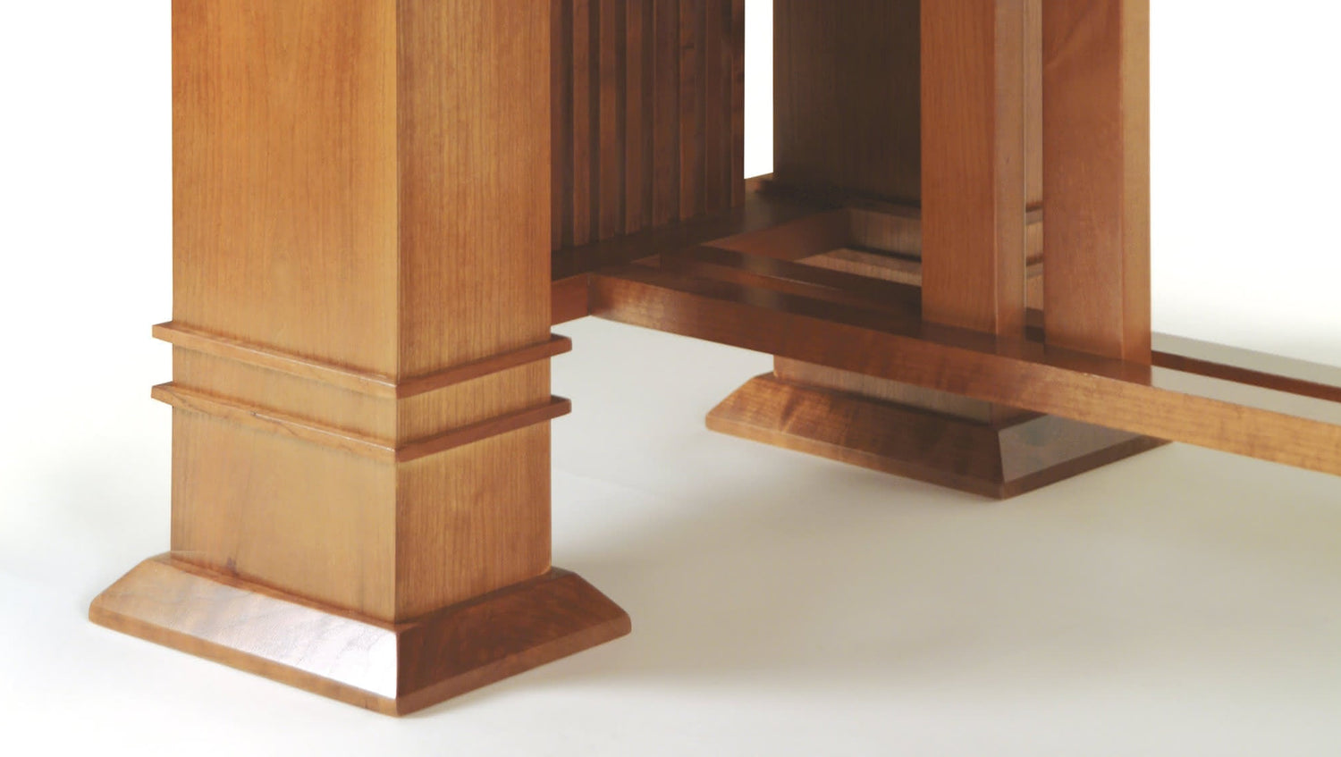 Allen rectangular table in solid cherry wood