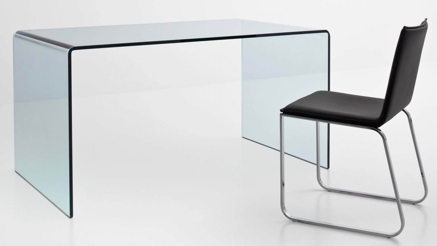 BRIDGE ORDER Work desk in glass