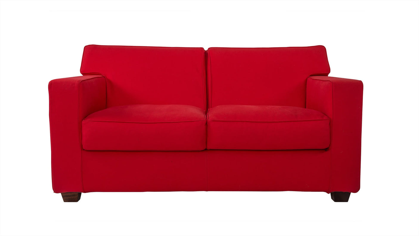 2-sitzer sofa mit leder- oder stoffbezug