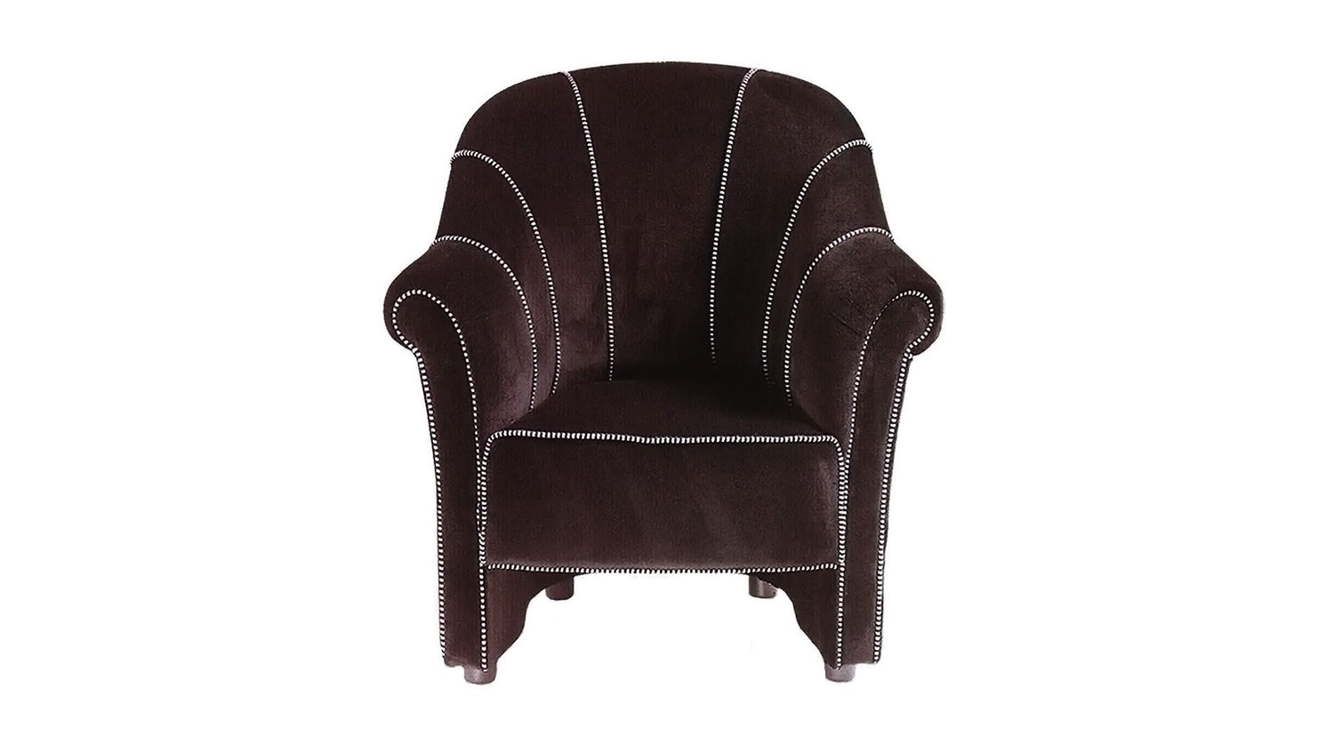 Koller armchair in velvet