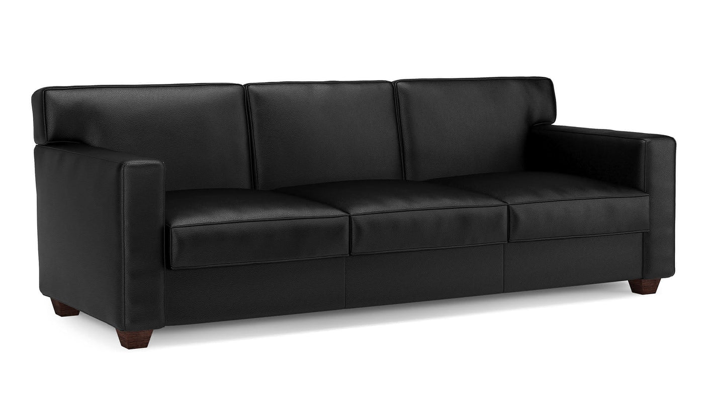 3-sitzer sofa mit leder- oder stoffbezug