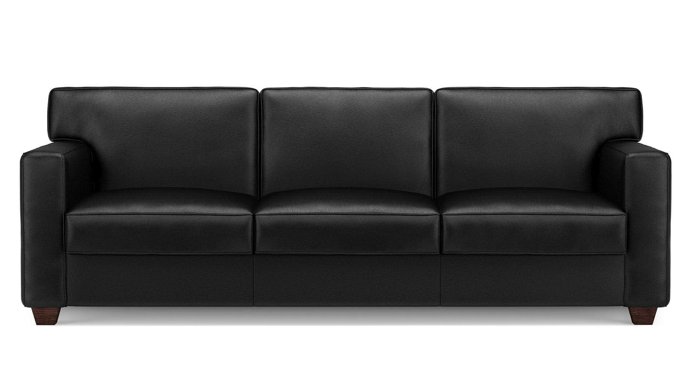 3-sitzer sofa mit leder- oder stoffbezug