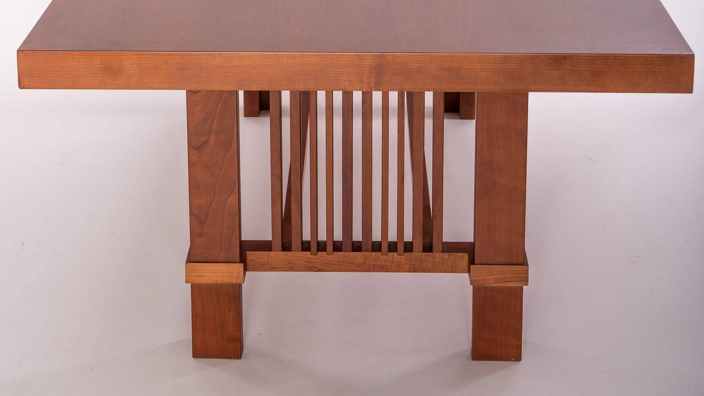 Taliesin 608 wooden rectangular table