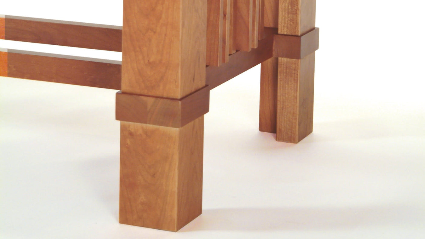 Taliesin 608 wooden rectangular table