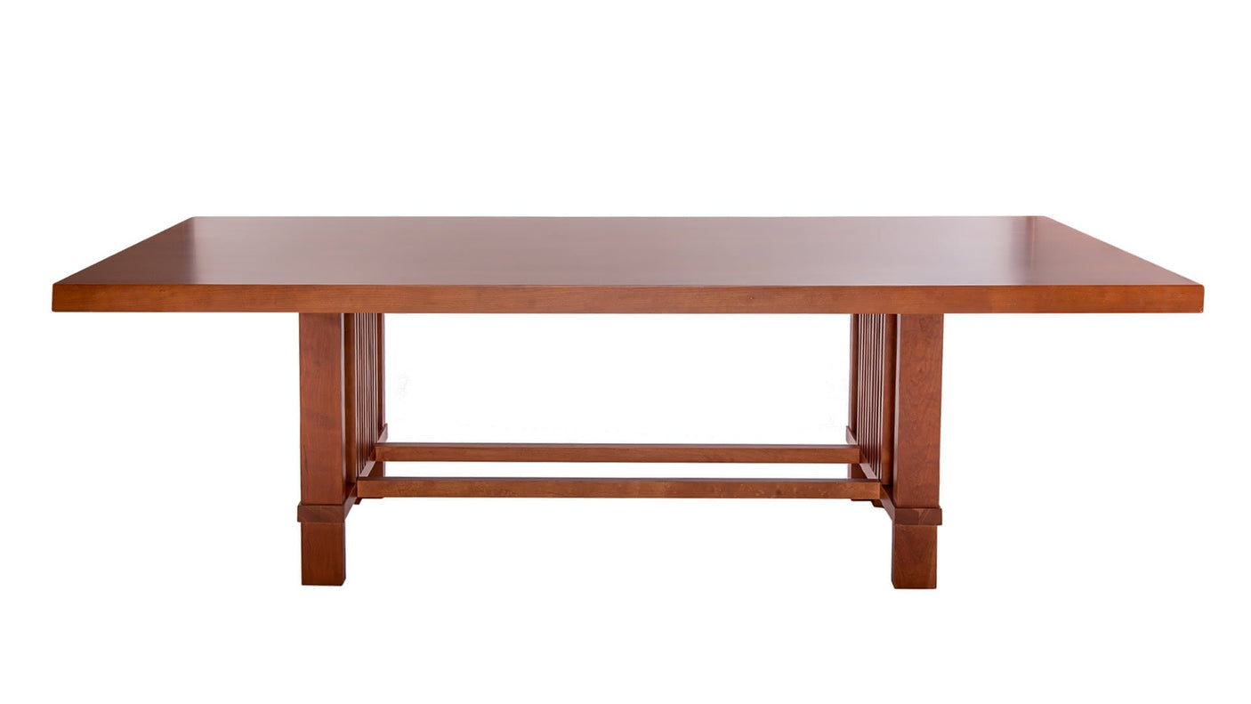 Taliesin 608 wooden rectangular table