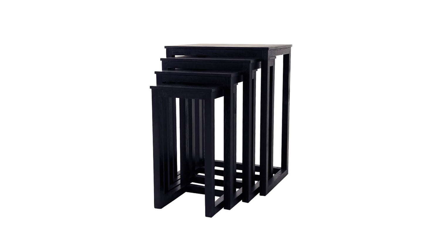 Table in wood set of 4