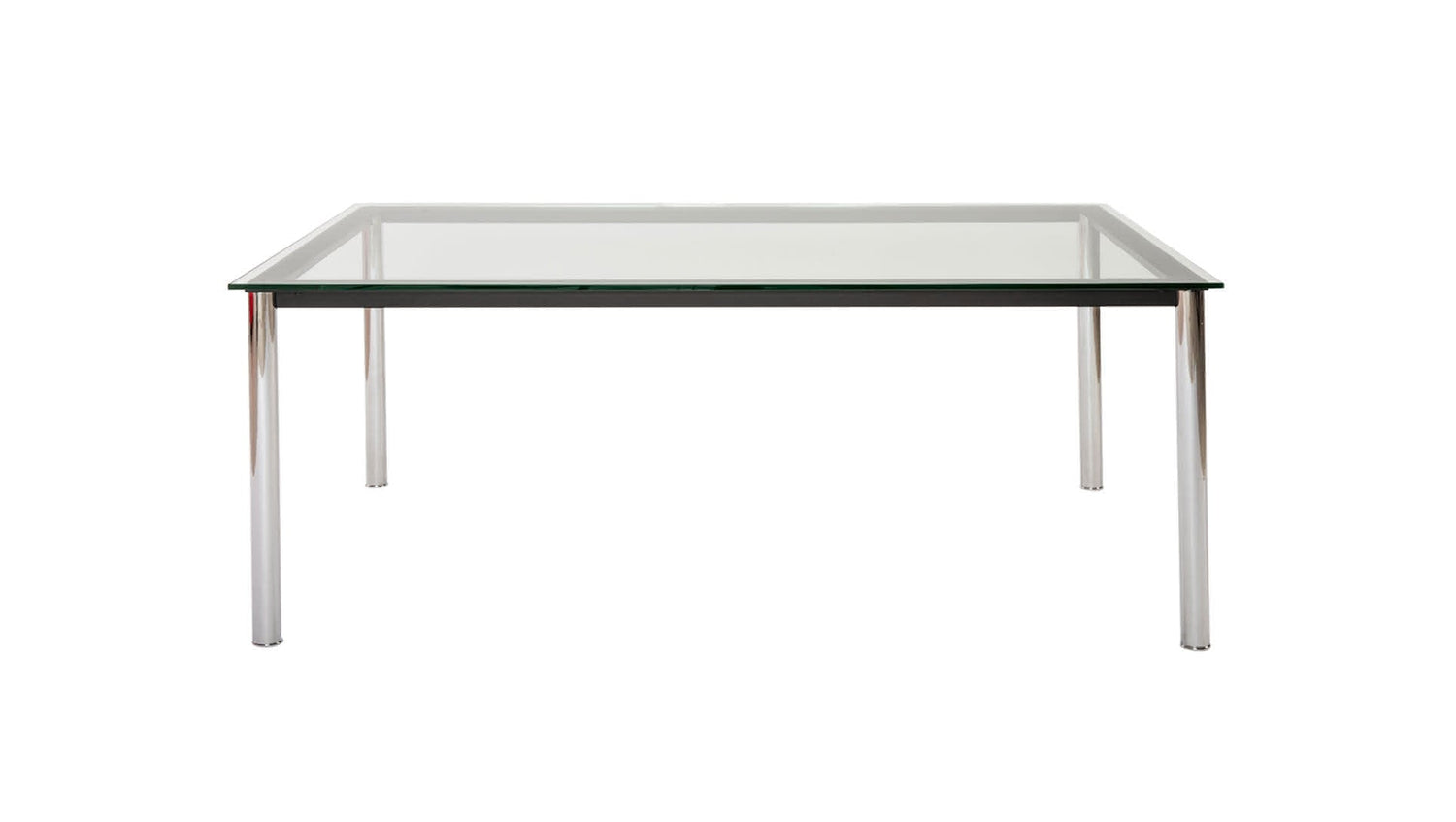 Tisch mit glasplatte h.72 oder h.37