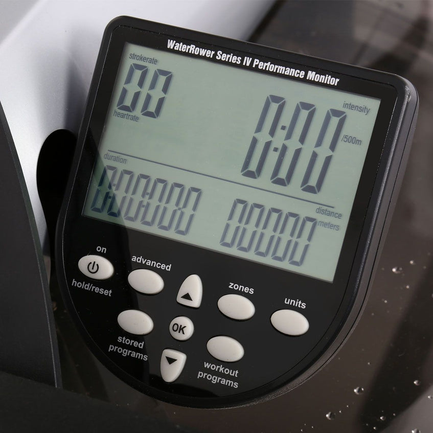 Waterrower a1 studio rowing machine - monitor s4