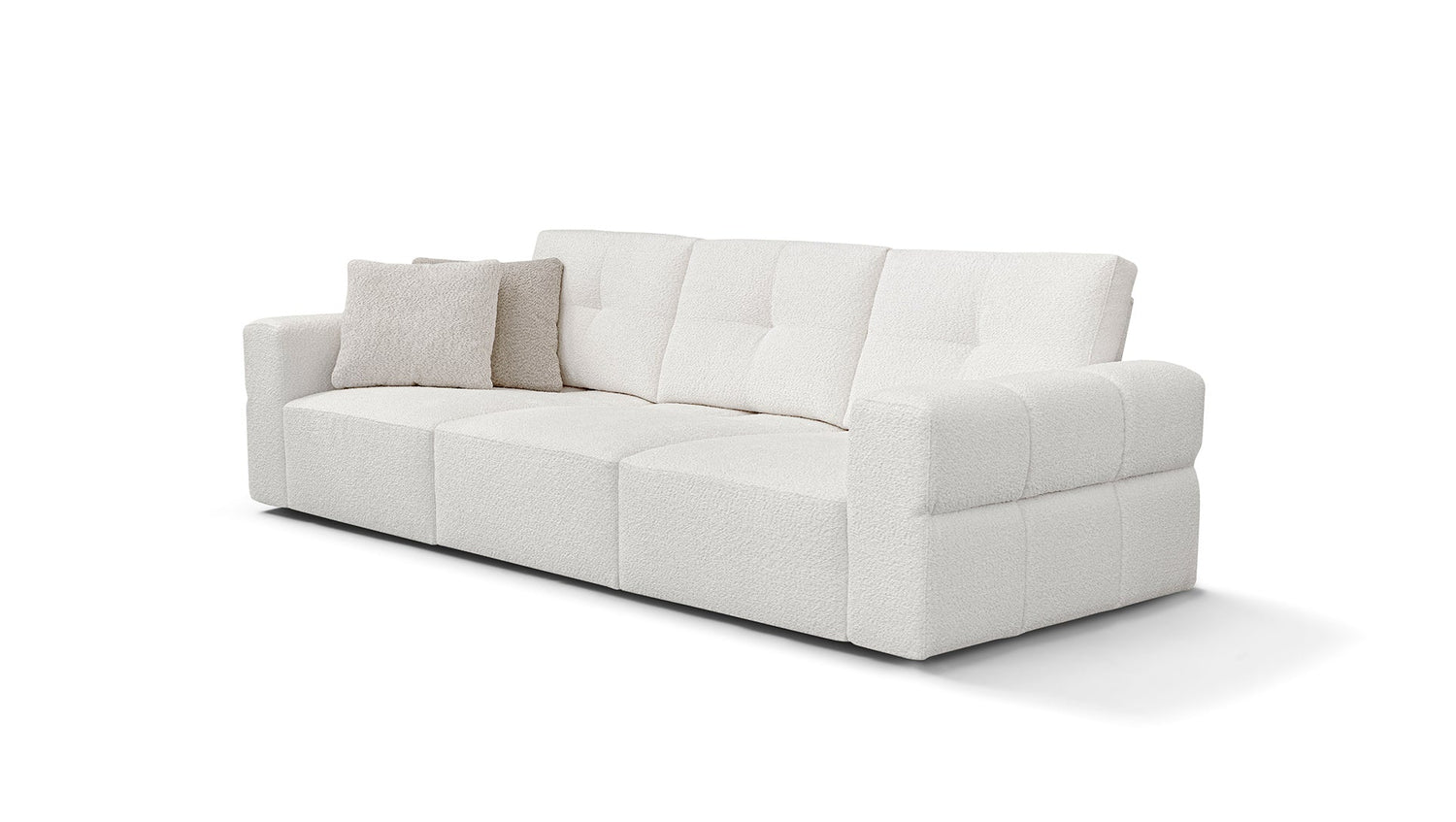 Akira canapé modulaire avec dossier coulissant de 266cm
