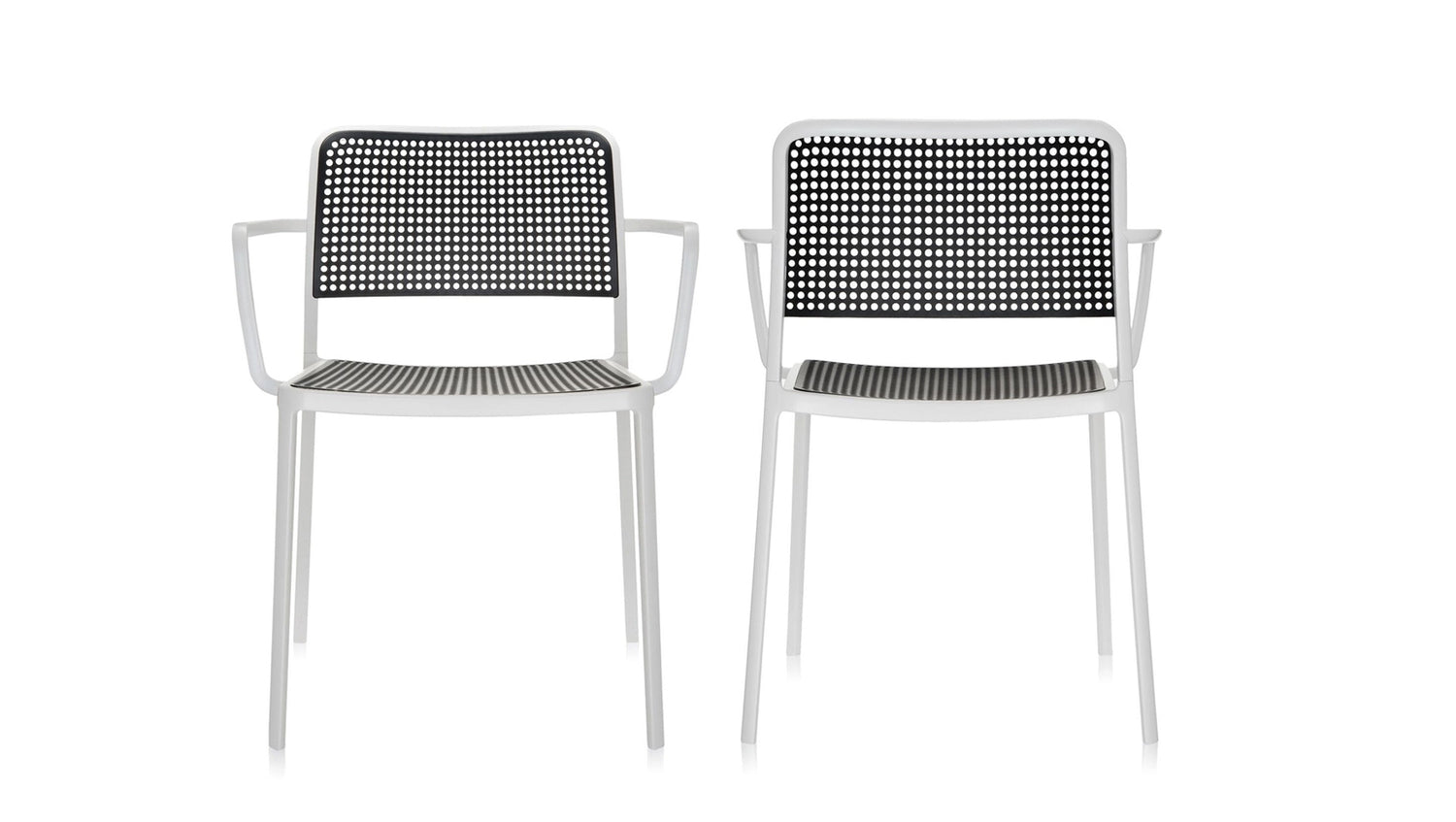 Ensemble de 2 petits fauteuils AUDREY par Kartell