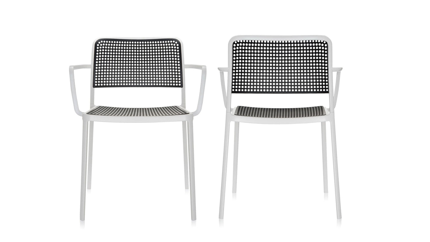 Ensemble de 2 petits fauteuils AUDREY par Kartell