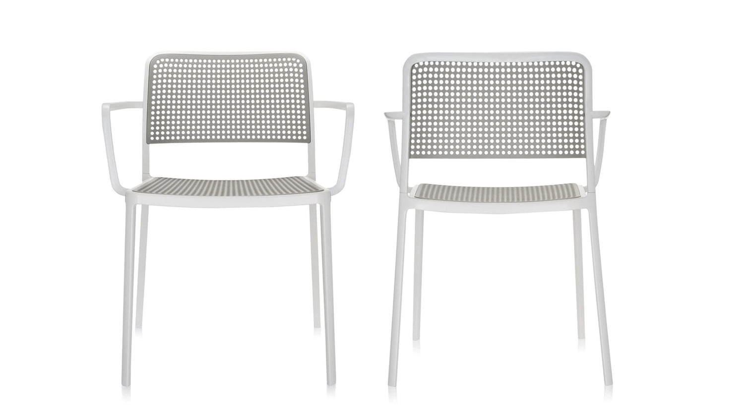 Ensemble de 2 petits fauteuils AUDREY par Kartell
