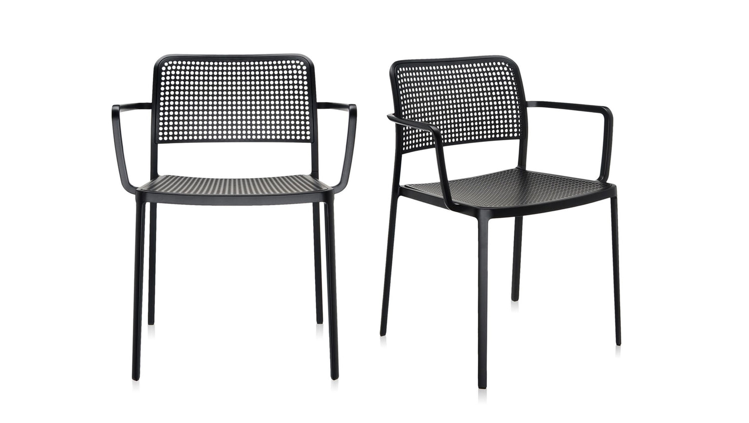 Ensemble de 2 petits fauteuils AUDREY par Kartell