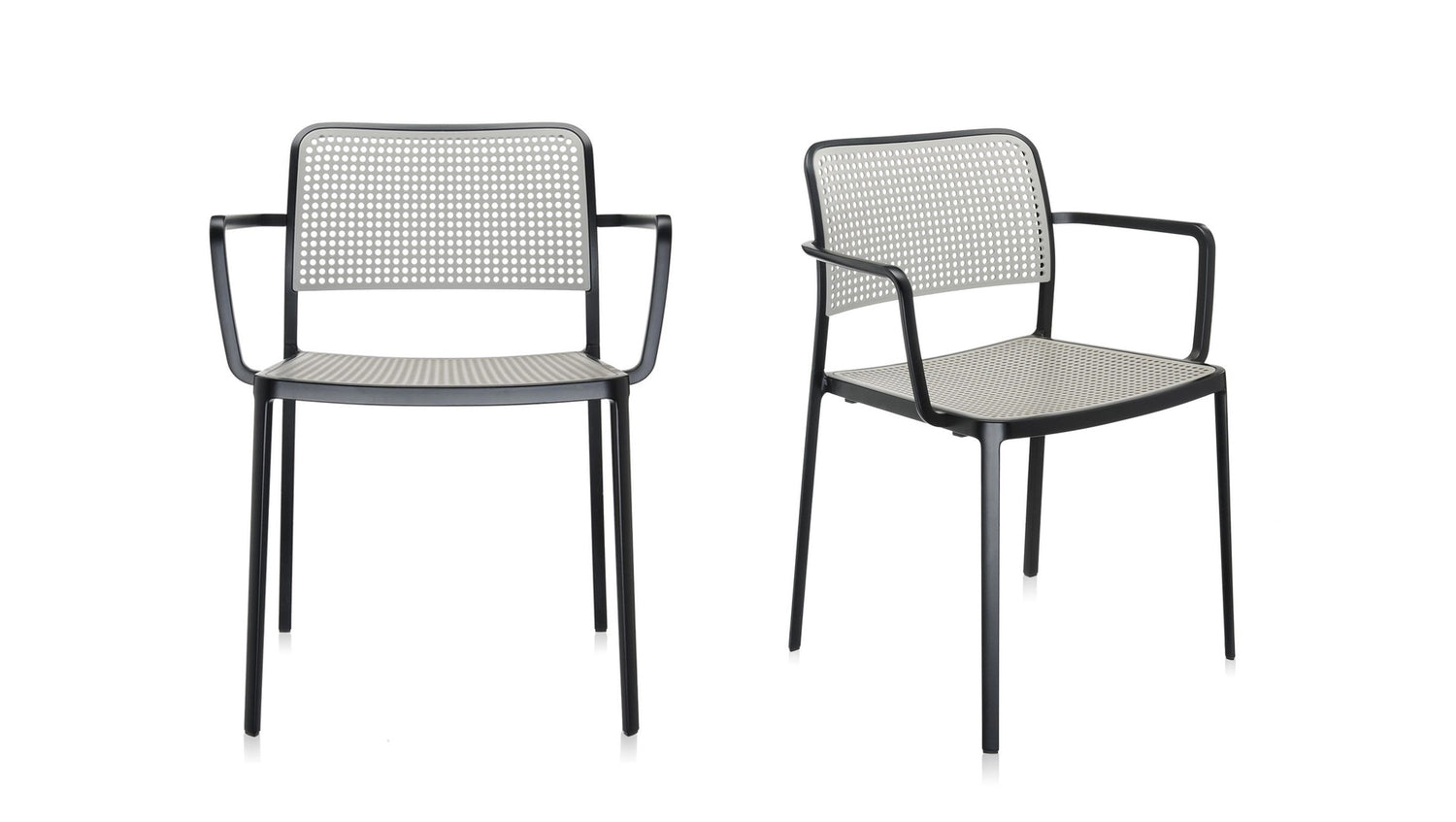Ensemble de 2 petits fauteuils AUDREY par Kartell