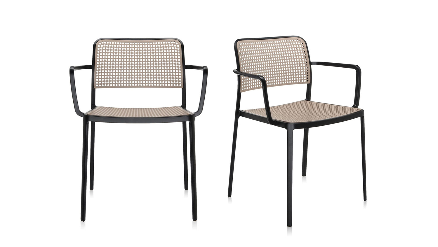Ensemble de 2 petits fauteuils AUDREY par Kartell