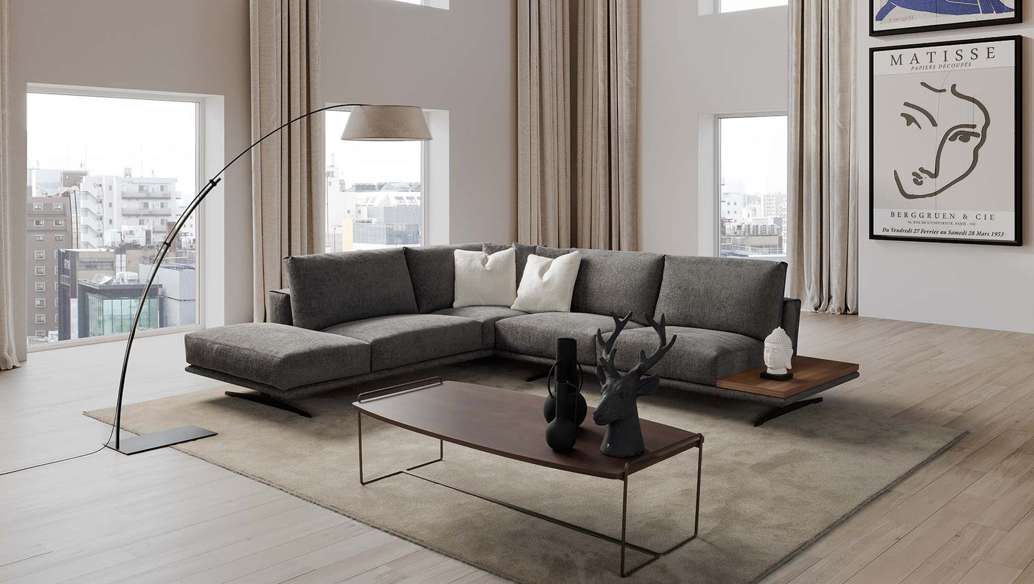 Avatar modular corner sofa