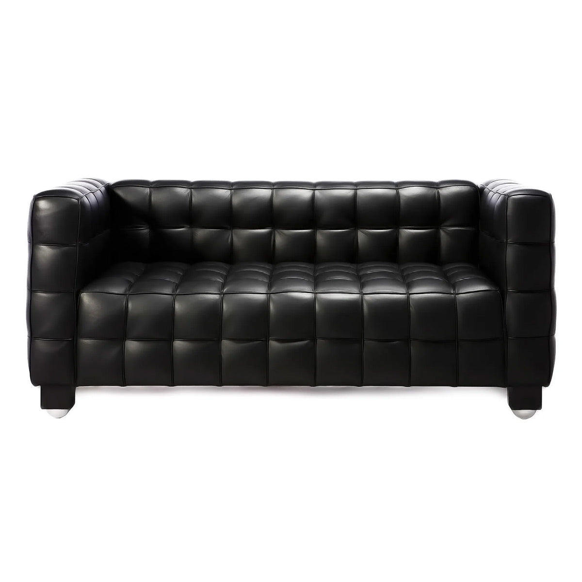 Kubus canapé 2 places avec revêtement en cuir