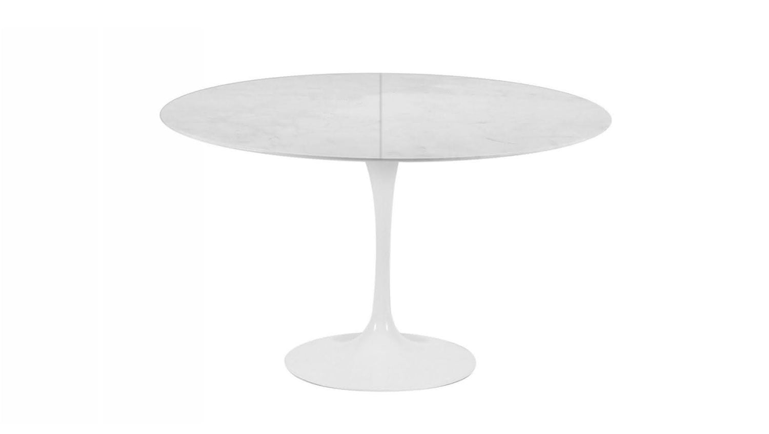 TULIP Round table extensible plateau en laminé