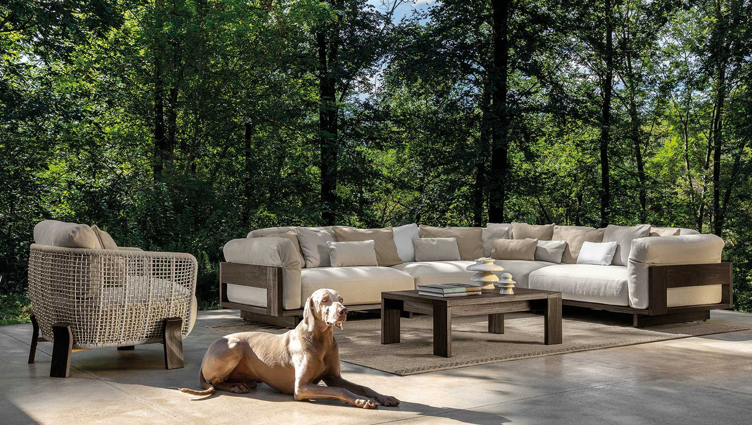 Argo Wood outdoor coffee table