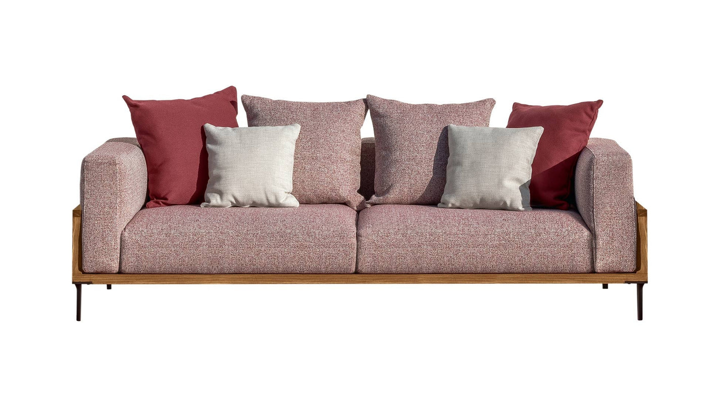 Cleo Soft Wood 3 sitzer gartensofa