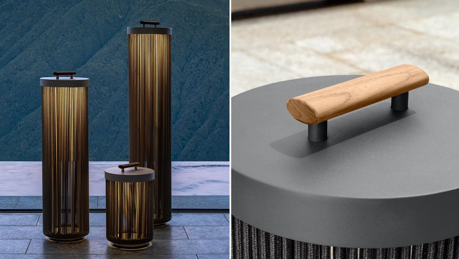 Coral outdoor lamp