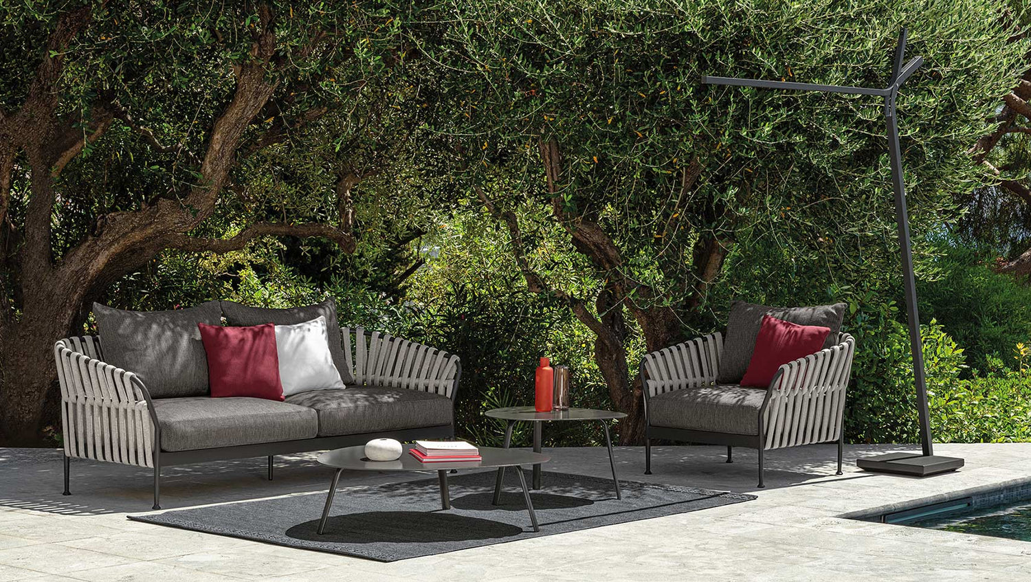 Frame fauteuil living pour l'extérieur