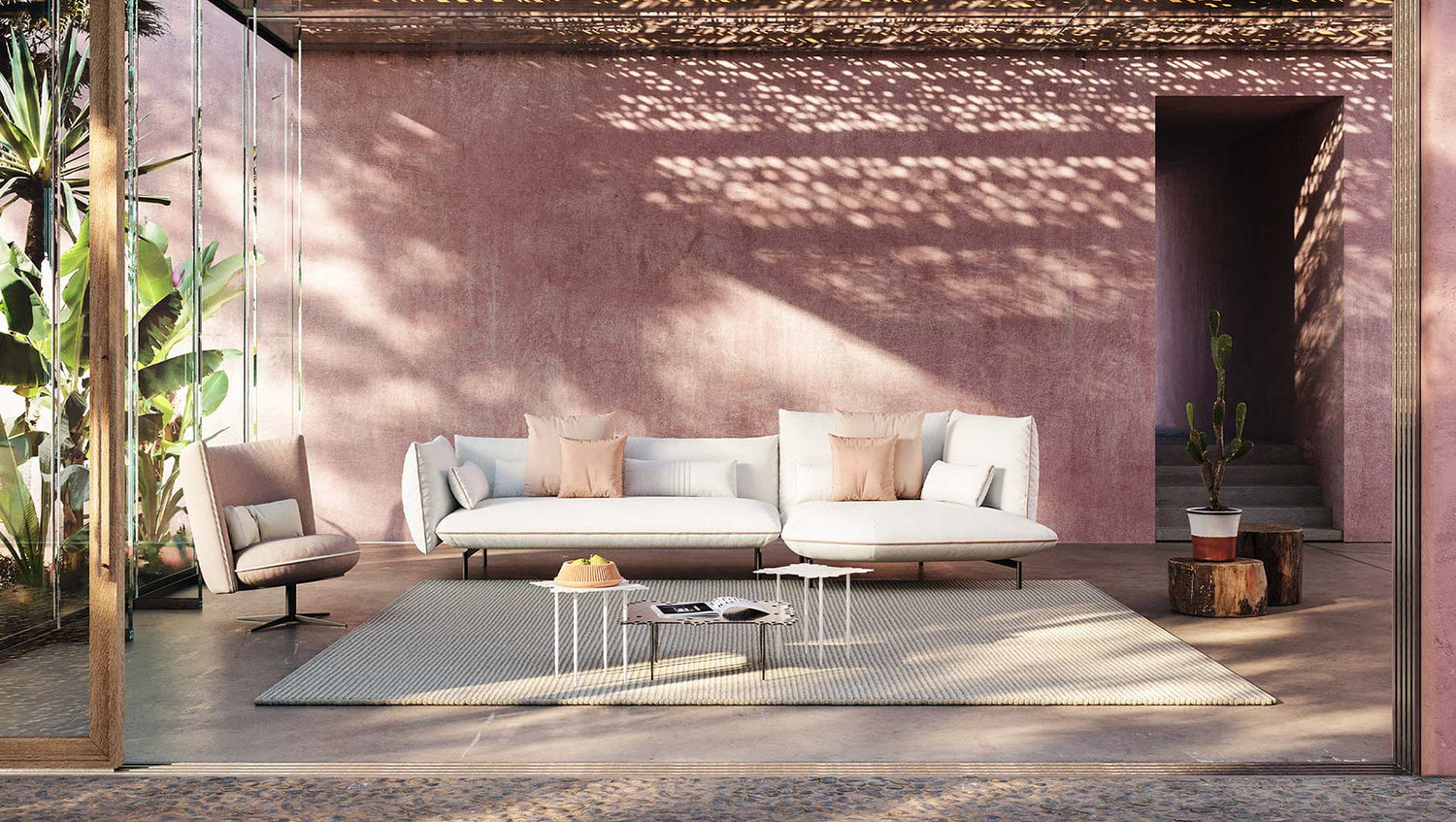 Ice Breaker fauteuil pivotant by Liu-Jo Living