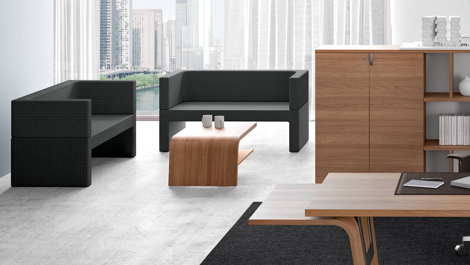 Larus Curved coffee table