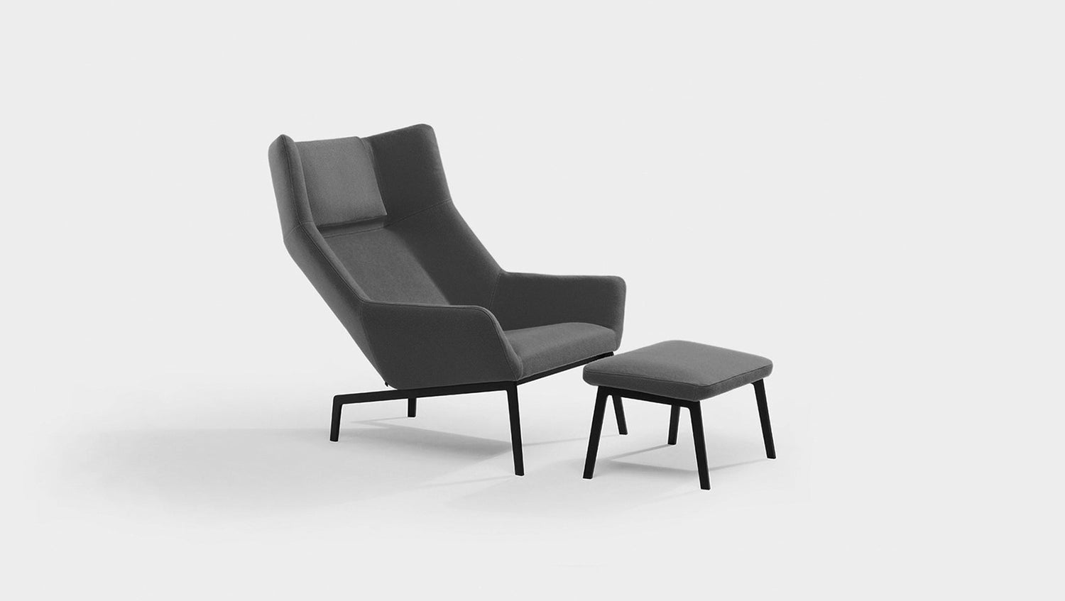 PARK Pouf with steel frame