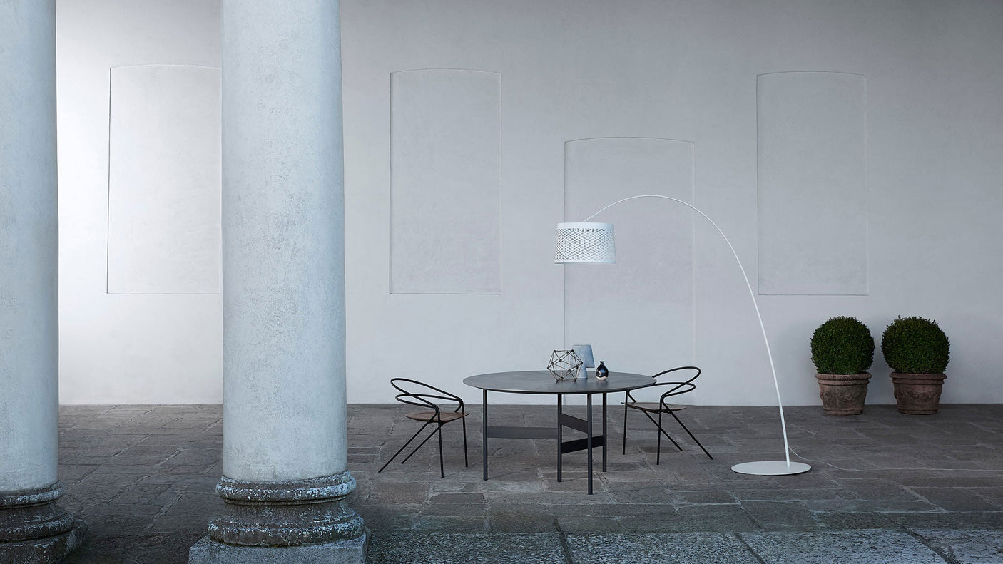 Twiggy Grid outdoor floor lamp by Foscarini