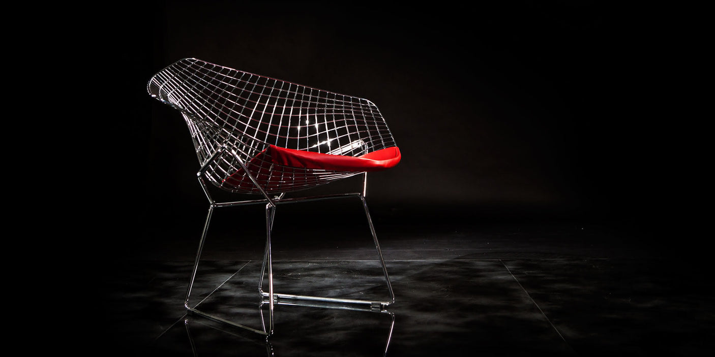 Set 4 diamond armchair