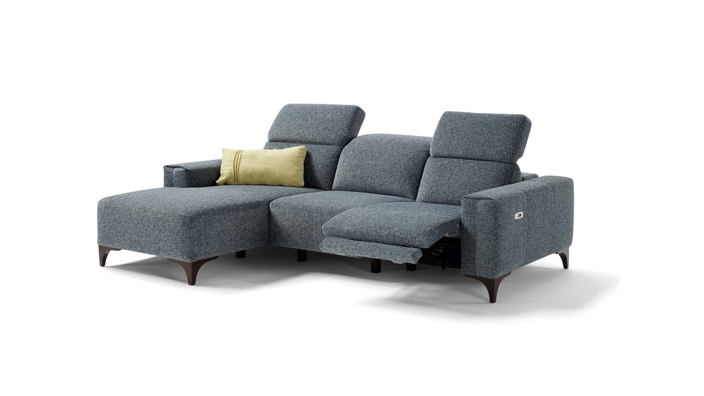 Altea modular corner sofa with electric recliner