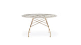 Glossy table ronde by Kartell