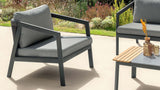 Set nova n. 1 canapé + n. 2 fauteuils + n. 1 table basse pour l'extérieur