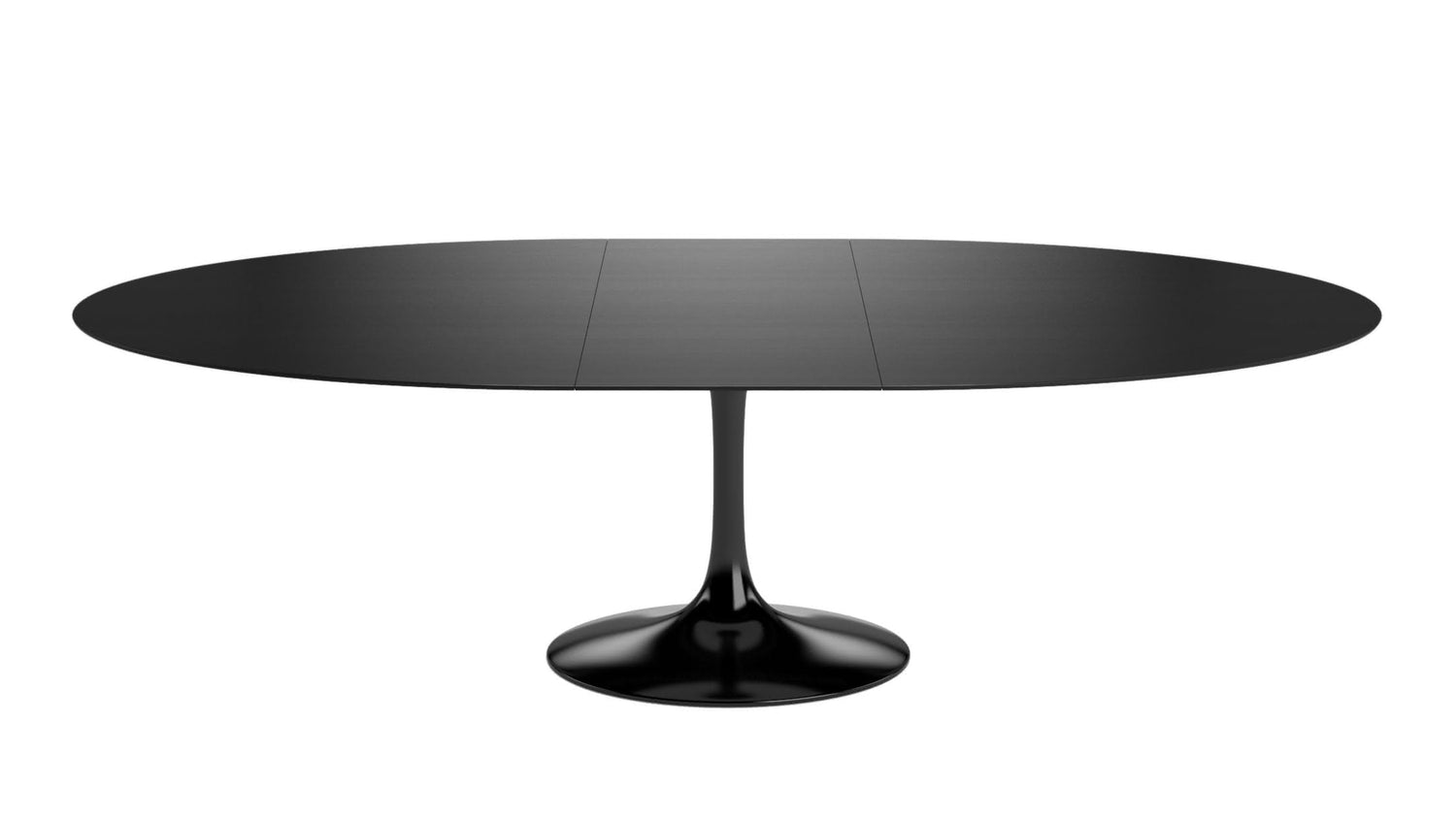 TULIP Oval table extensible plateau en laminé