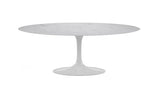 Tulip Oval XL dining table with marble top