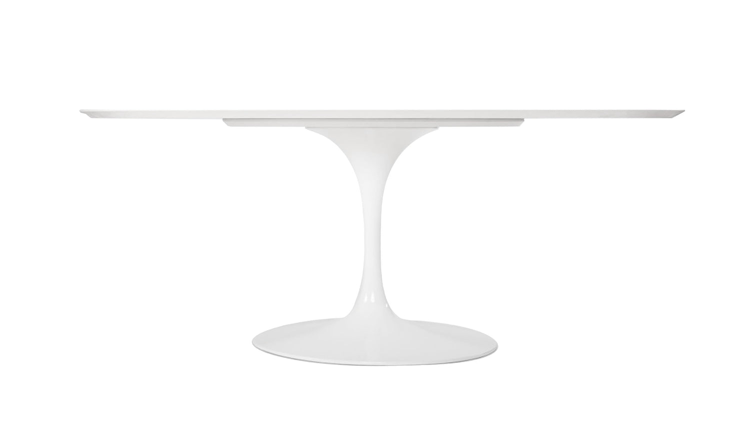 Tulip Oval Esstisch Laminatplatte