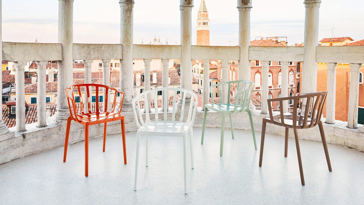 VENICE Set 2 Chairs By Kartell