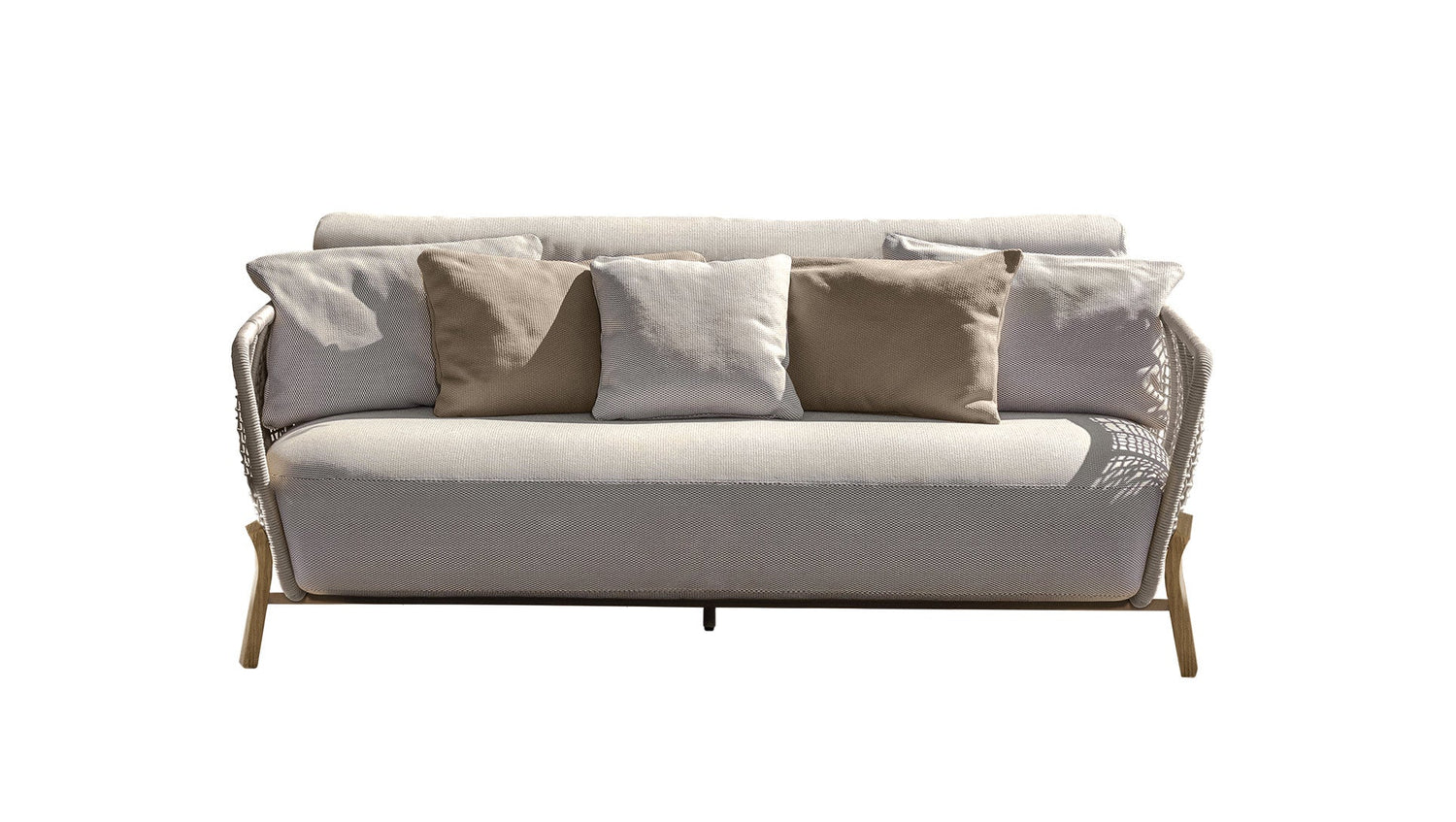 ARGO WOOD LOVE SEAT OUTDOOR SOFA