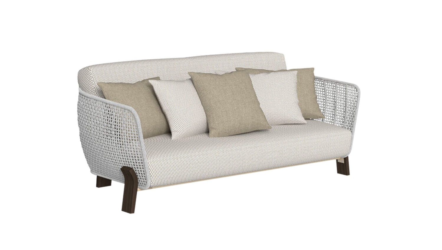 ARGO WOOD LOVE SEAT OUTDOOR SOFA