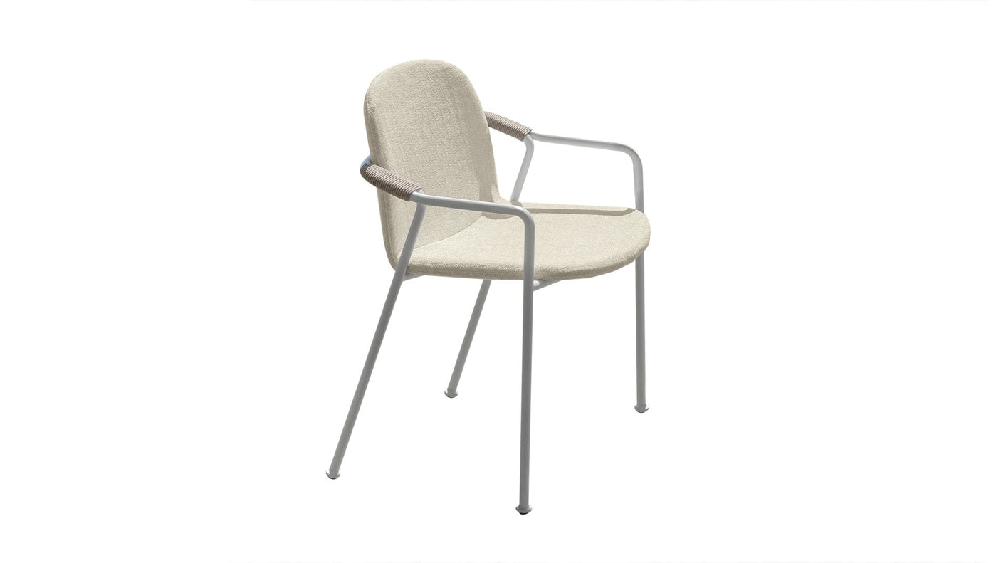 Coral outdoor dining chair