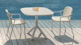 Coral outdoor dining chair