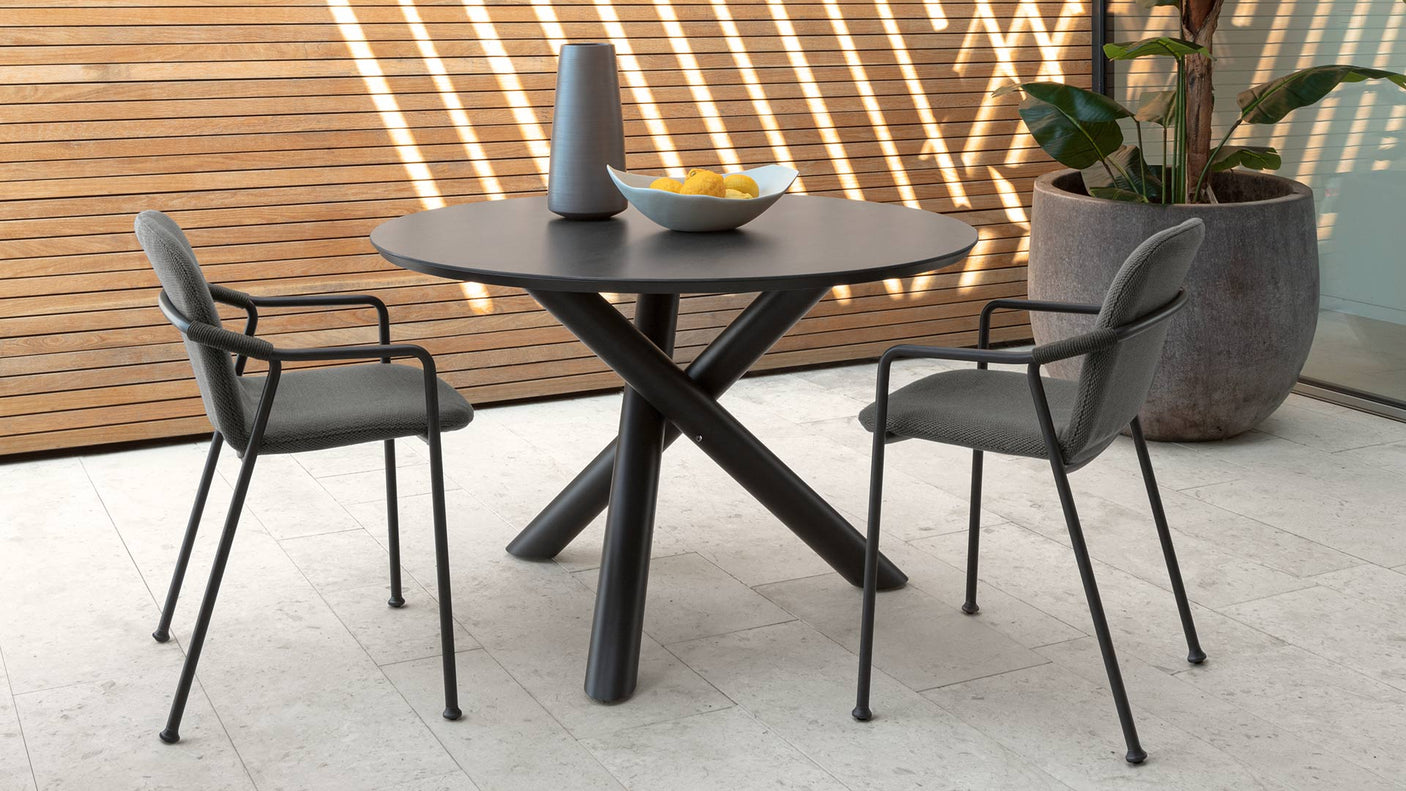 Coral outdoor dining chair