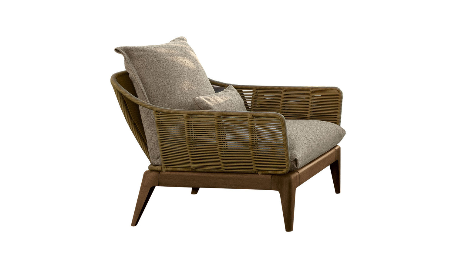 Cruise teak outdoor living armchair