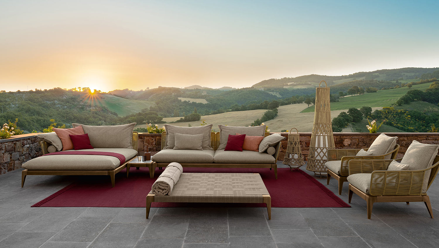 Cruise teak outdoor living armchair