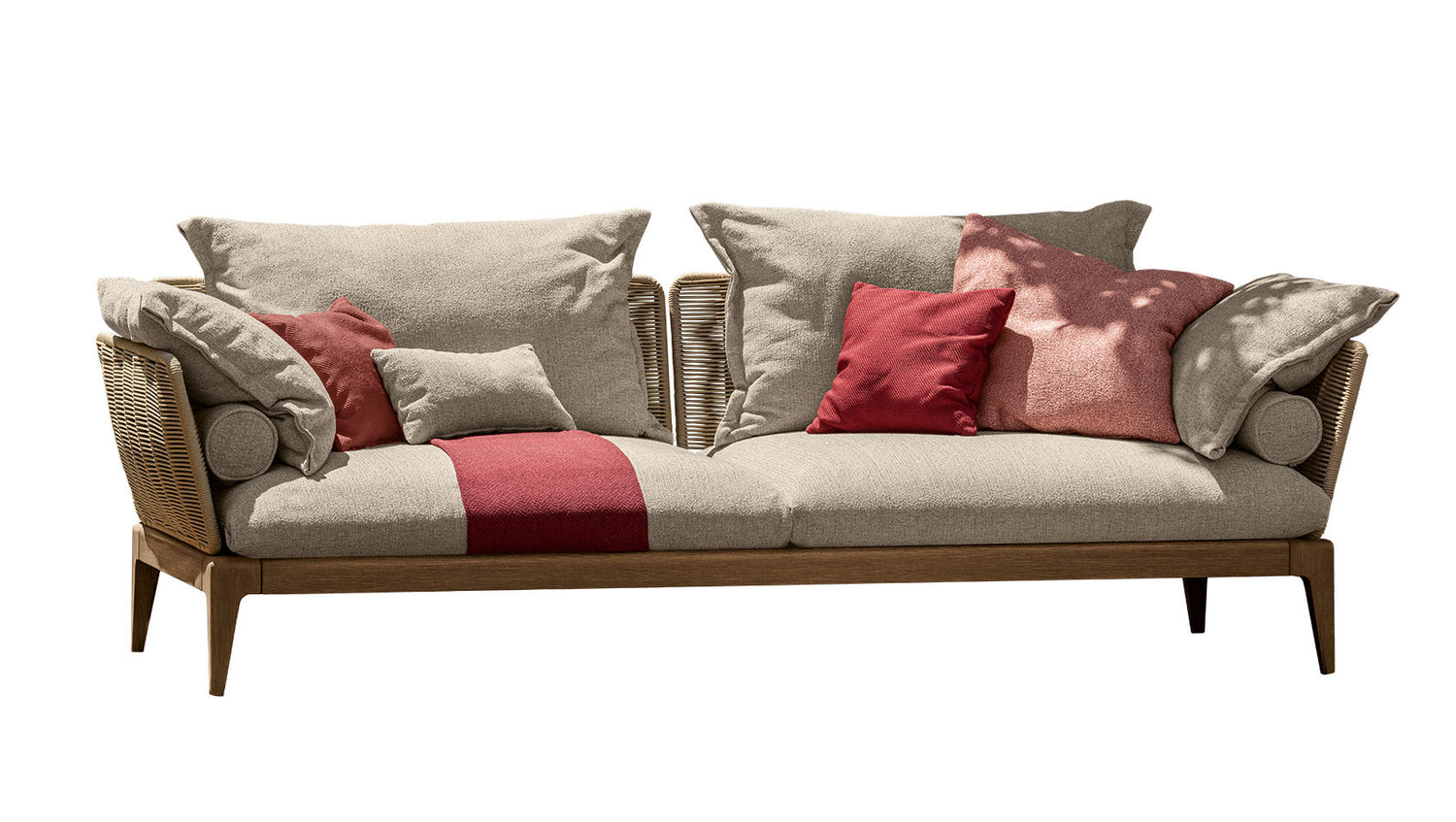 CRUISE TEAK 3-SITZER SOFA