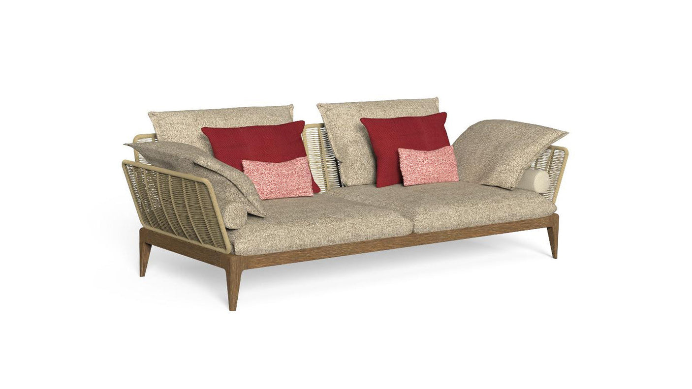 CRUISE TEAK 3-SITZER SOFA