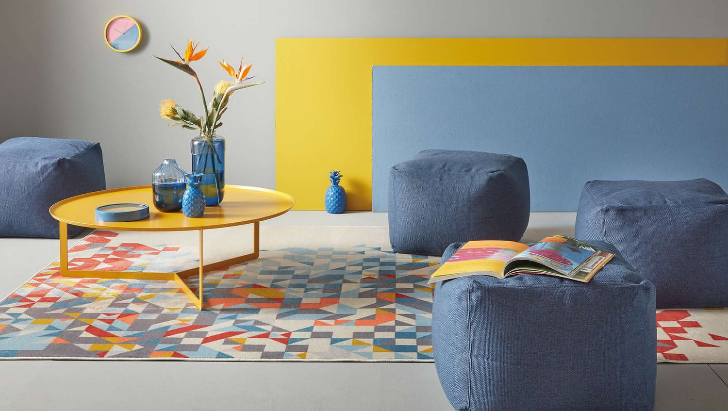 ARCHIMEDE pouf carré d'intérieur extérieur-2