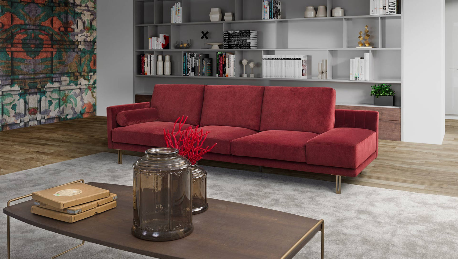 Atelier 3-4-sitzer sofa