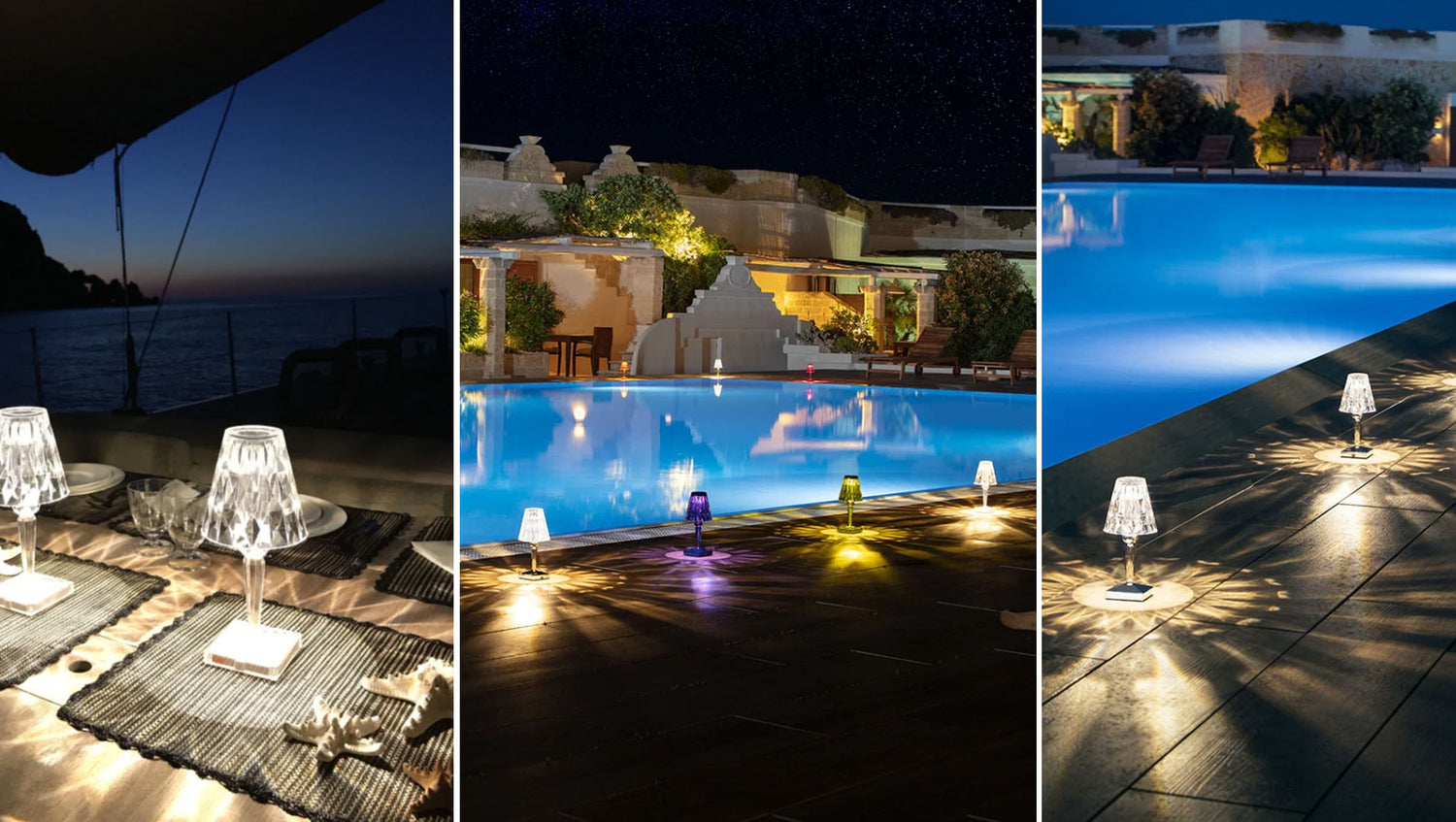 BATTERY LAMPE by Kartell (2er-Set)